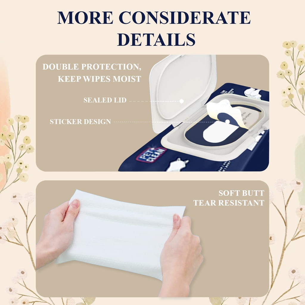 Lemmikin puhdistuspyyhe 100kpl