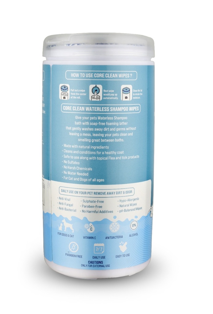 Kuivashampoopyyhe 50kpl