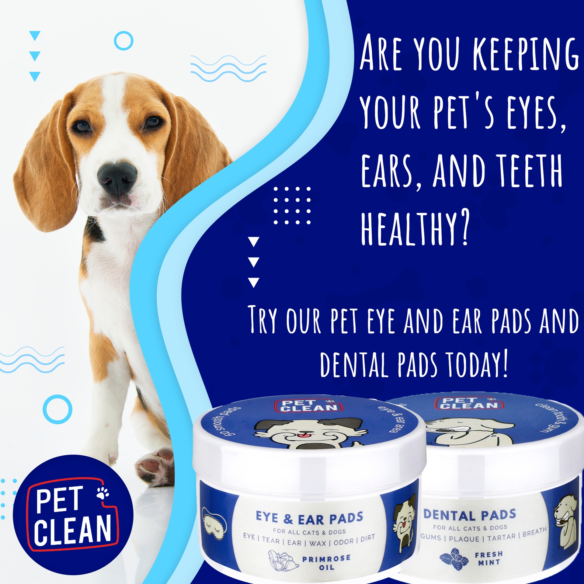 Pet Clean Dental pads 50 pads