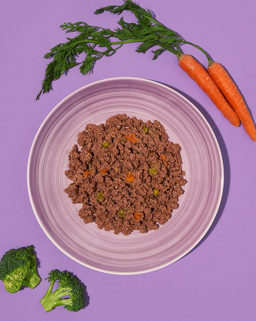 Amanova Brilliant nauta & kana aikuisille koirille 100 g pouch