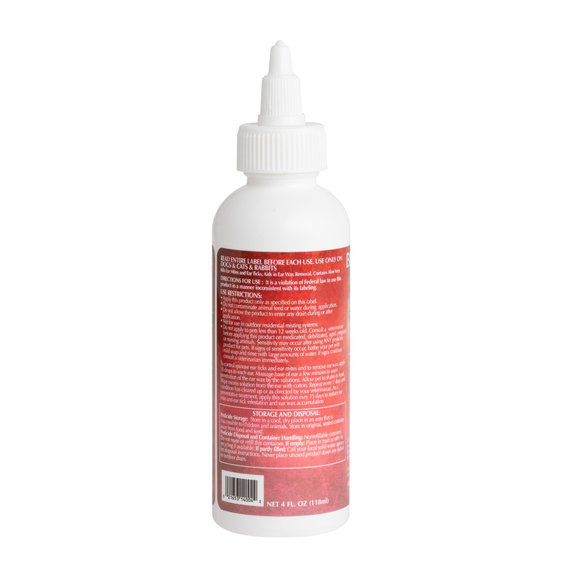 Bio-Groom Ear Mite Treatment 4oz/118ml