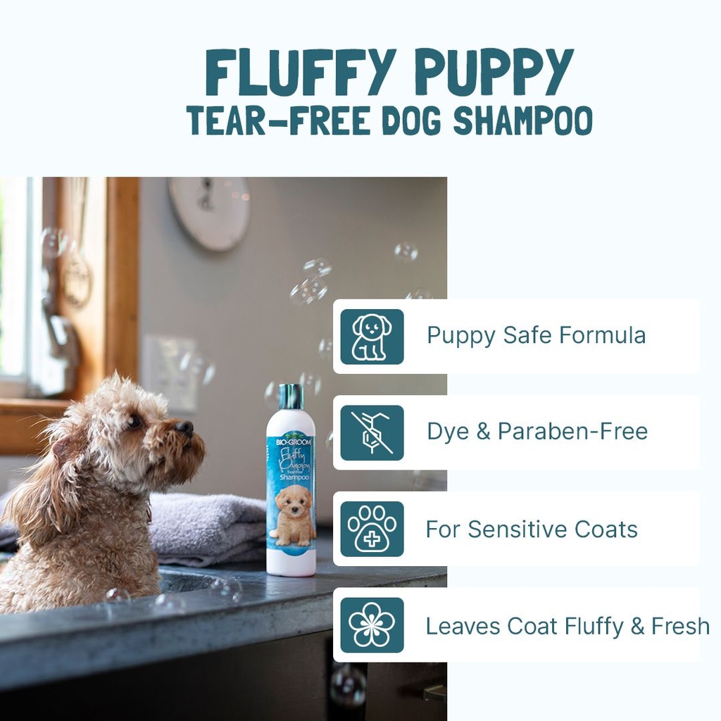 Bio-Groom Fluffy Puppy™ pentushampoo 12oz/355 ml
