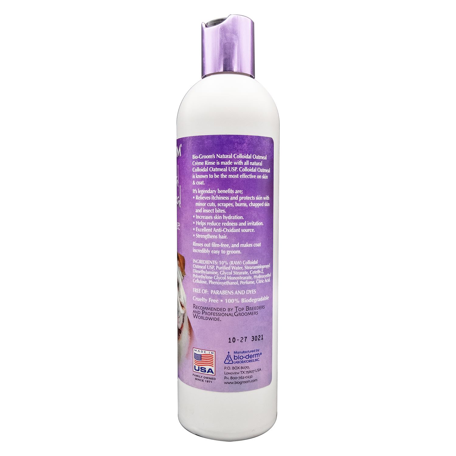 Bio-Groom Natural Oatmeal Anti-Itch hoitoaine 12oz/355ml