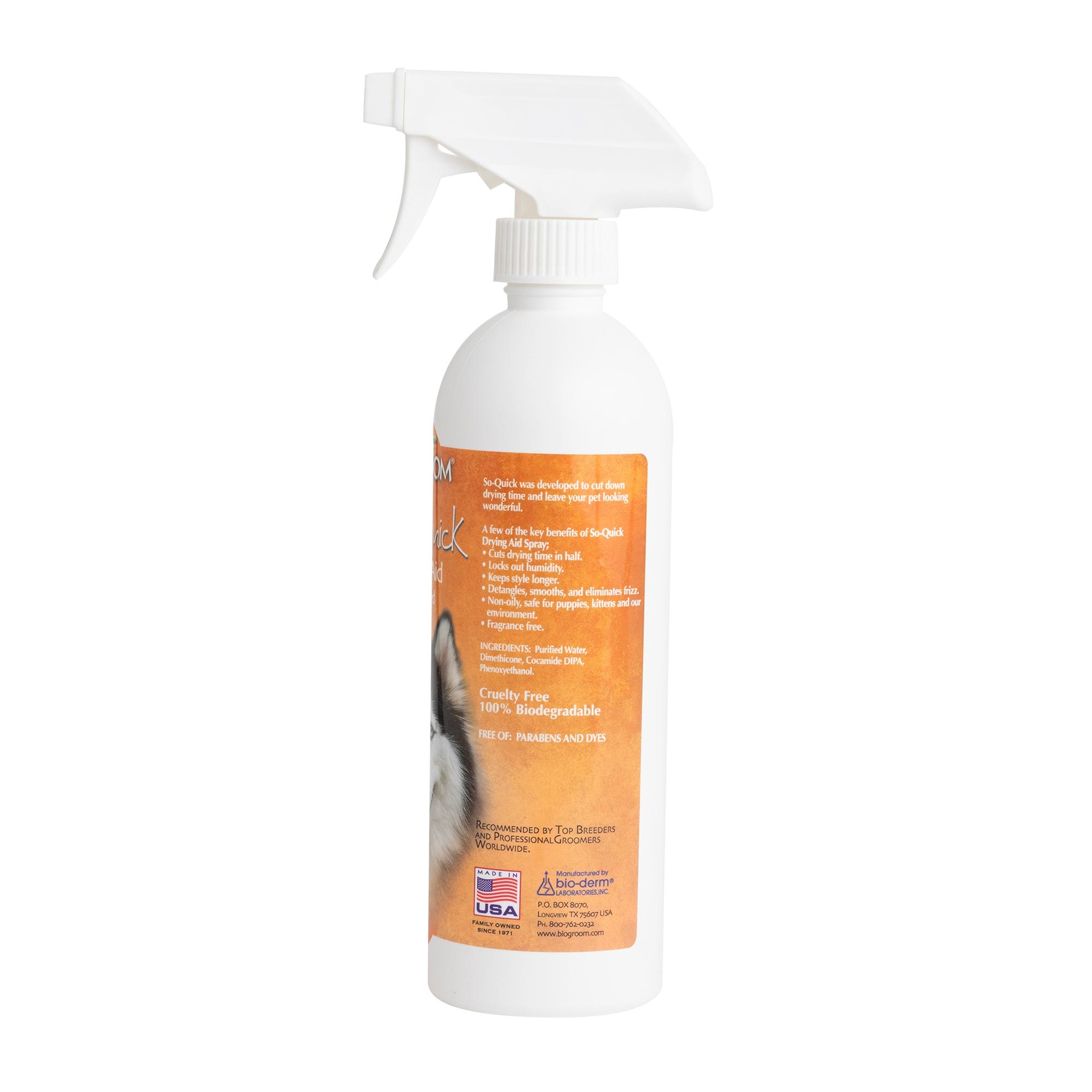 Bio-Groom So Quick™ suihke turkin kuivaamiseen 16oz/473ml