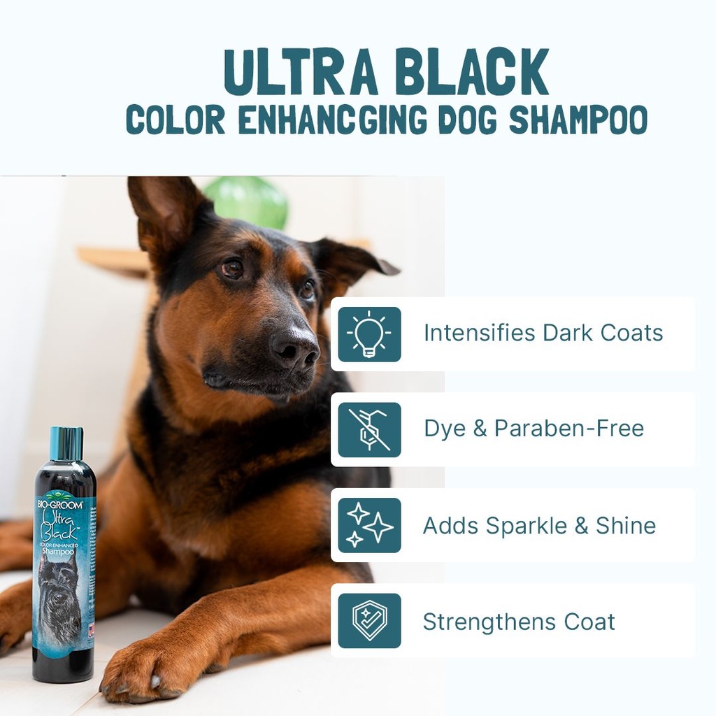 Bio-Groom Ultra Black™ shampoo 12oz/355ml
