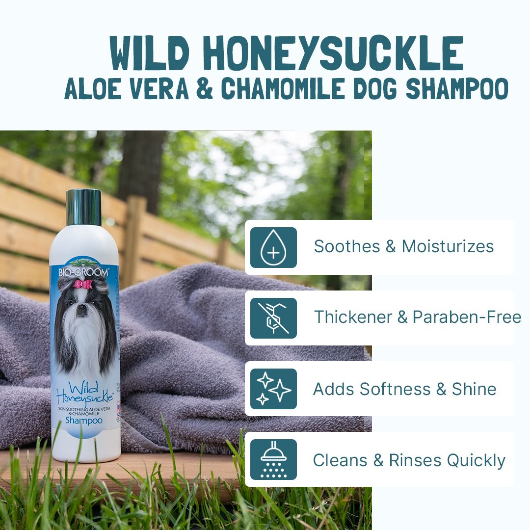Bio-Groom Wild Honeysuckle™ shampoo 12oz/355ml