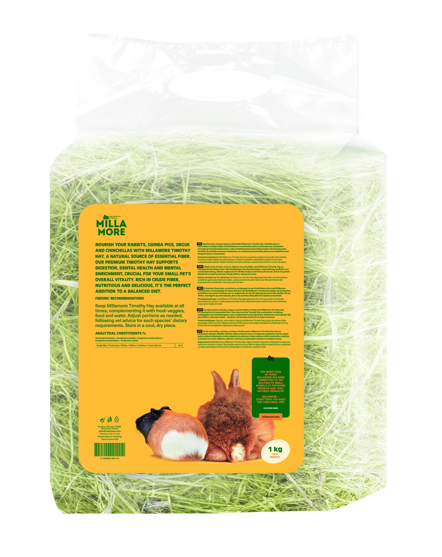 Millamore Timotei heinä 1kg