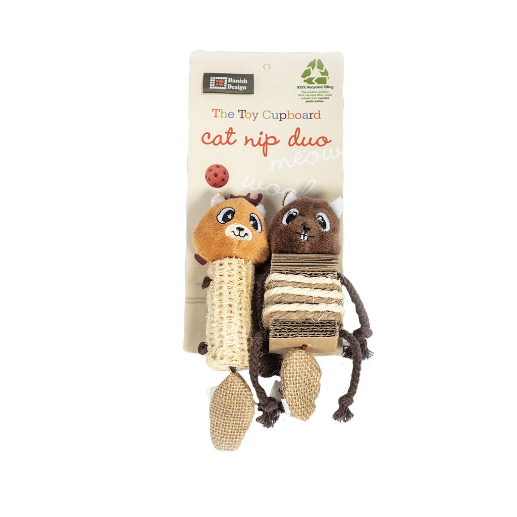 Danish Design Chip & Chap Catnip Duo - Kissanlelu
