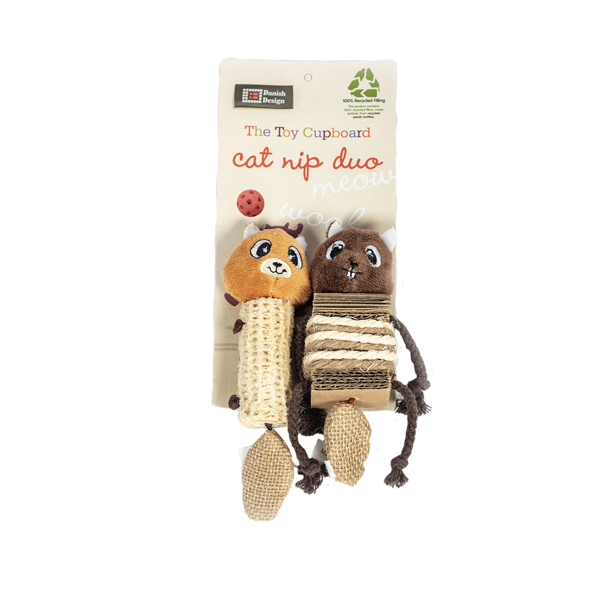 Danish Design Chip & Chap Catnip Duo - Kassi mänguasi