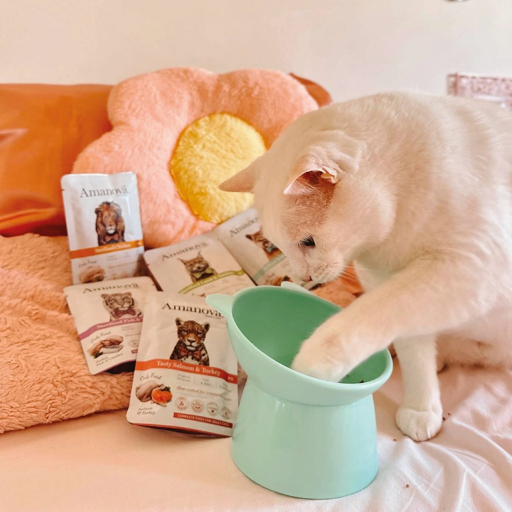 Amanova cat adult Lohi & kalkkuna  85 g pouch