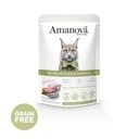 Amanova cat adult Sterilised lammas & sardiini 85 g pouch