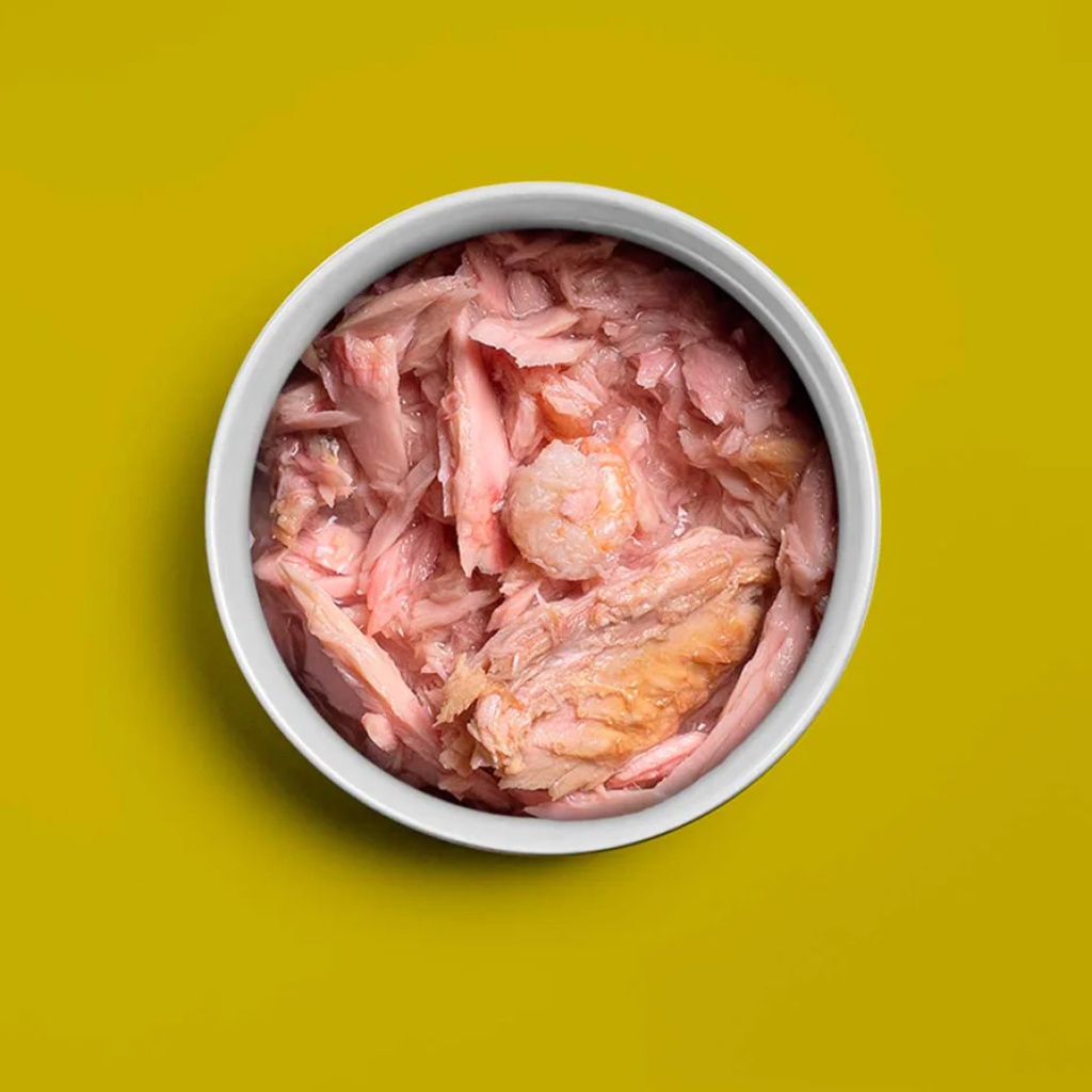 Amanova cat adult 12 Tonnikala & katkarapu liemessä 70 g purkki