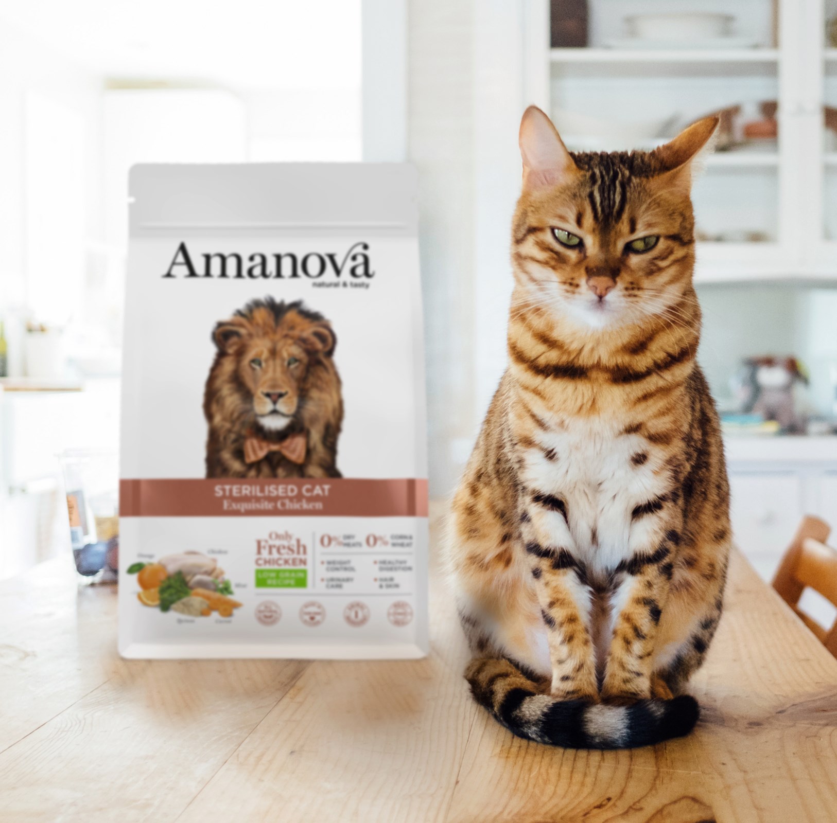 Amanova cat adult Sterilised Exquisite Chicken & quinoa low grain 1.5 kg