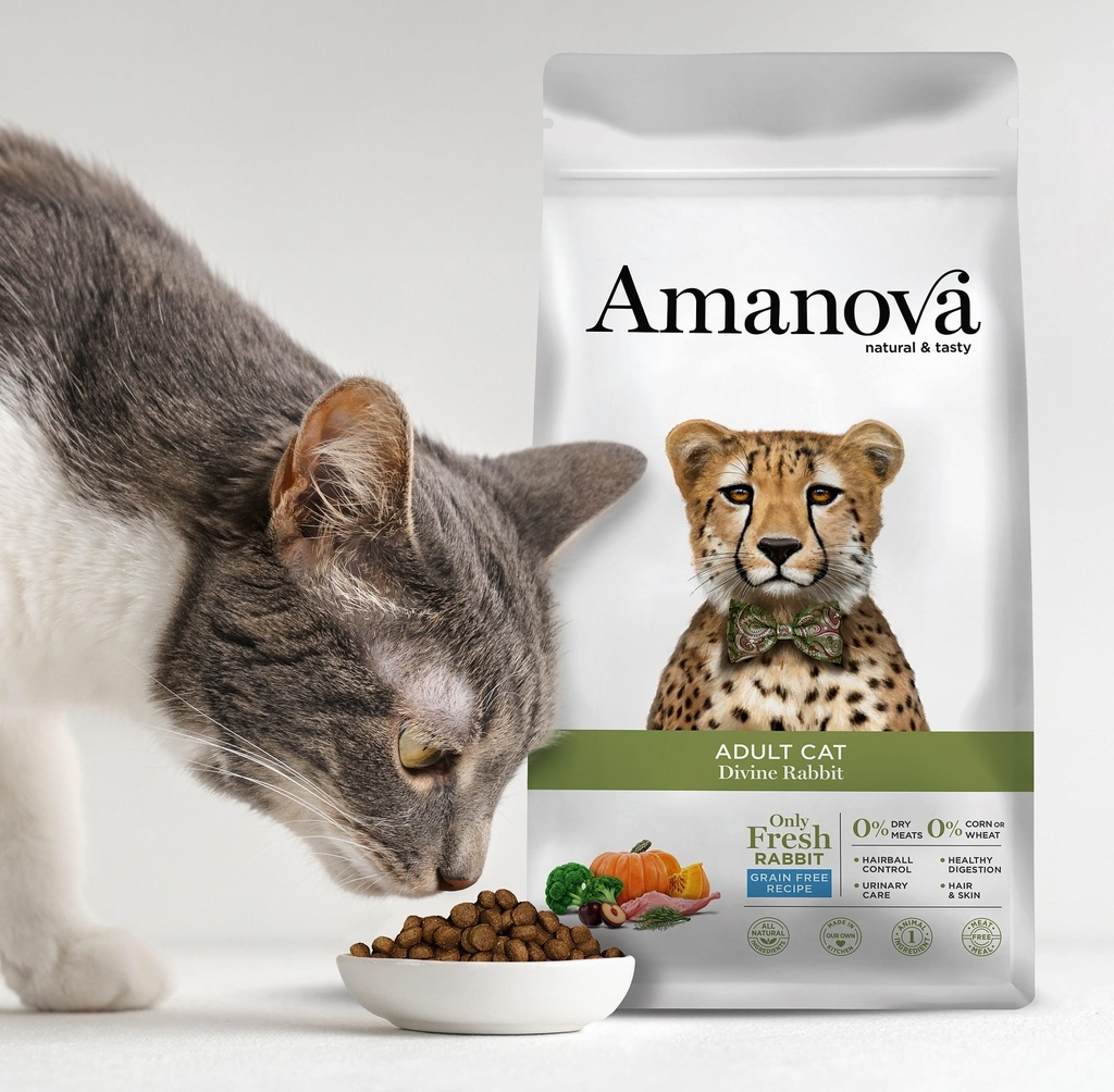 Amanova cat adult Kani & kurpitsa viljaton 1,5 kg