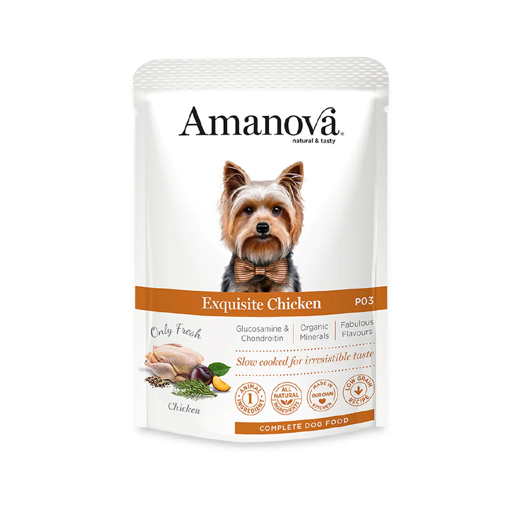 Amanova dog adult Exquisite Chicken 100 g pouch