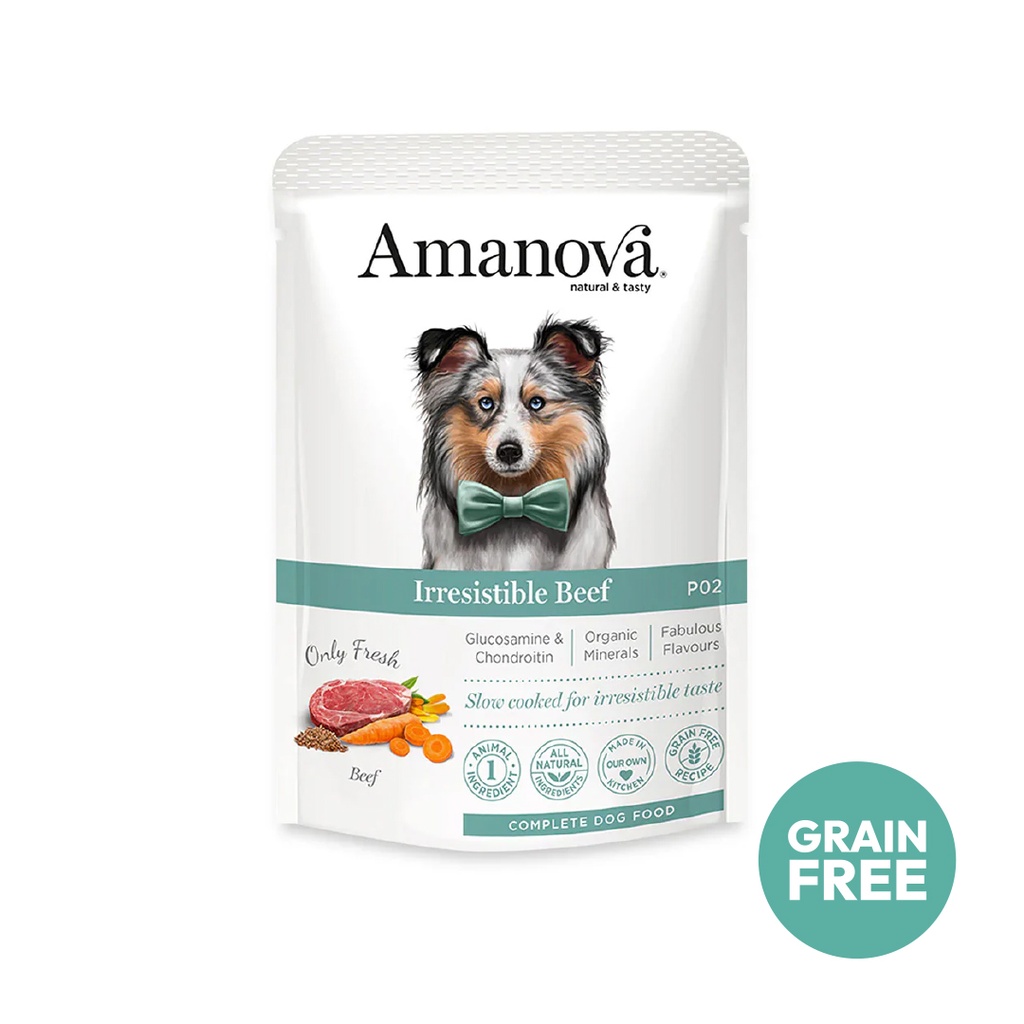 Amanova dog adult Irresistable nauta 100 g pouch