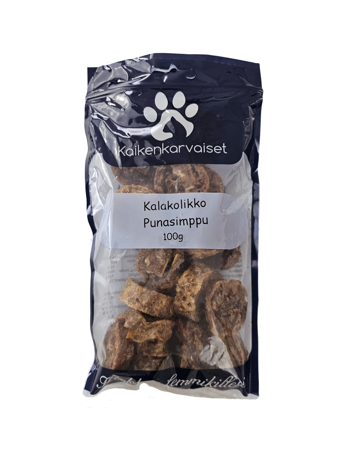 Kaikenkarvaiset Kalakolikko punasimppu 100g
