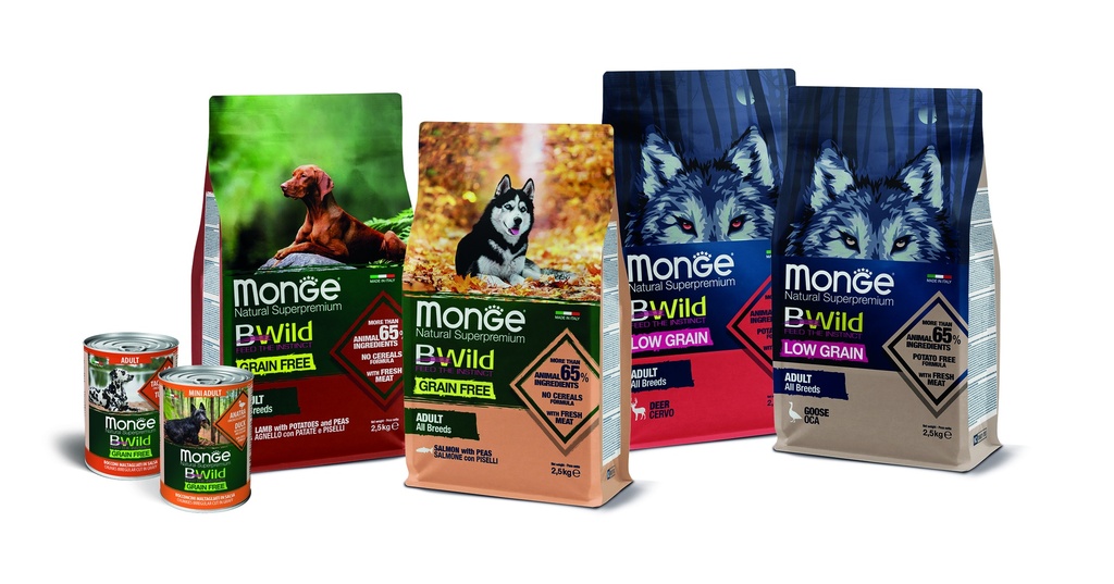 Monge dog adult BWild low grain peura 2,5kg