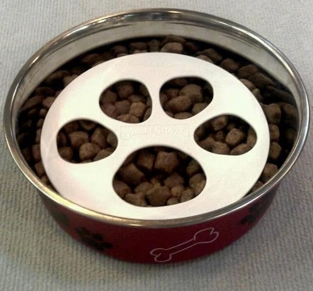 SnuggleSafe GobbleStopper Slow Feeder hotkimisen estoon 18 cm kiekko