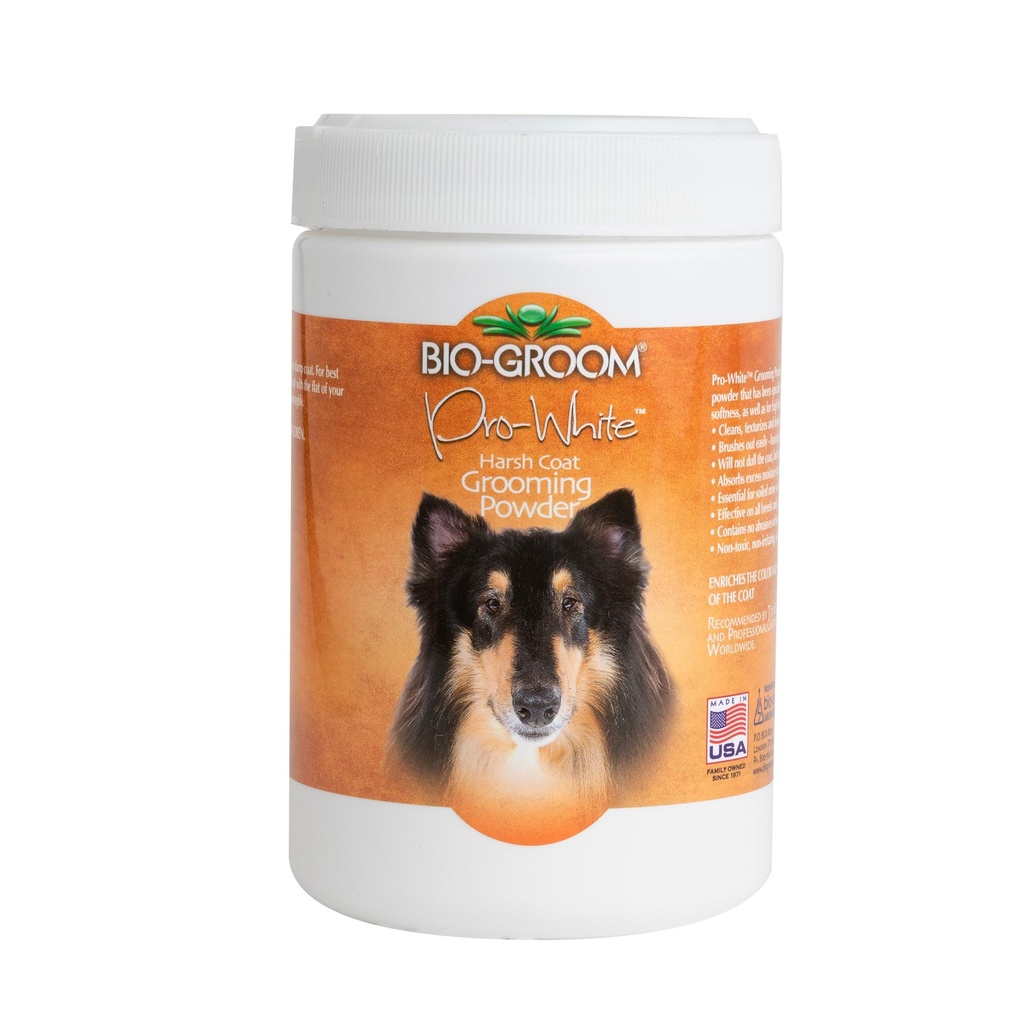Bio-Groom Pro-White Harsh Coat™ conditioning powder 8oz/170g