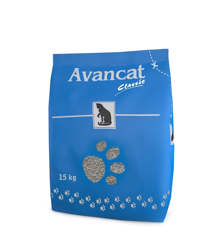 Avancat Classic kissanhiekka 15 kg (n.15,5 l) paakkuuntuva