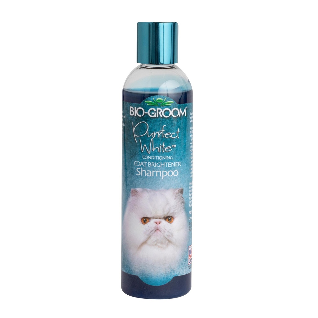 Bio-Groom Purrfect White™ šampoon kassile 8oz/236ml