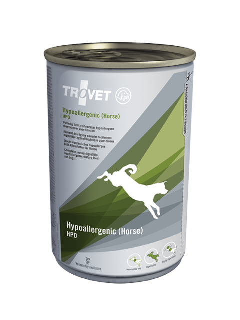 Trovet HPD Hypoallergenic dog 400g (horse) 