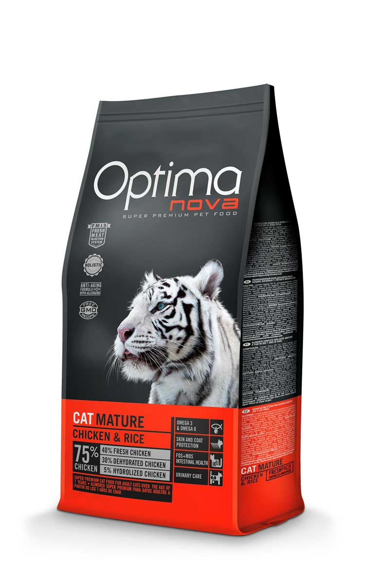 Optimanova cat mature chicken&rice 2kg