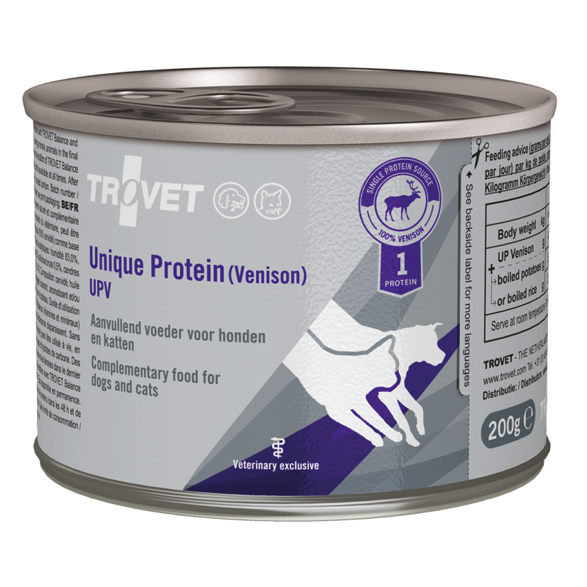 Trovet  dog/cat UPV Unique protein 200g  (hirv) 