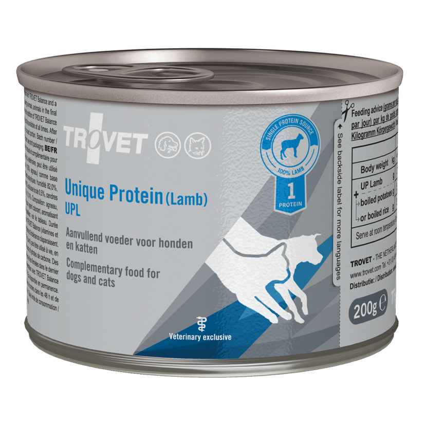 Trovet dog/cat UPL Unique protein 200g (lammas)