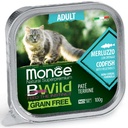 Monge Cat Adult BWild Cod-Vegetable 100 g tray