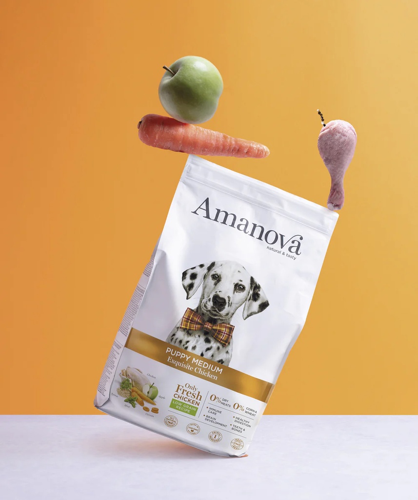 Amanova dog puppy medium Exquisite kana & kvinoa 2 kg