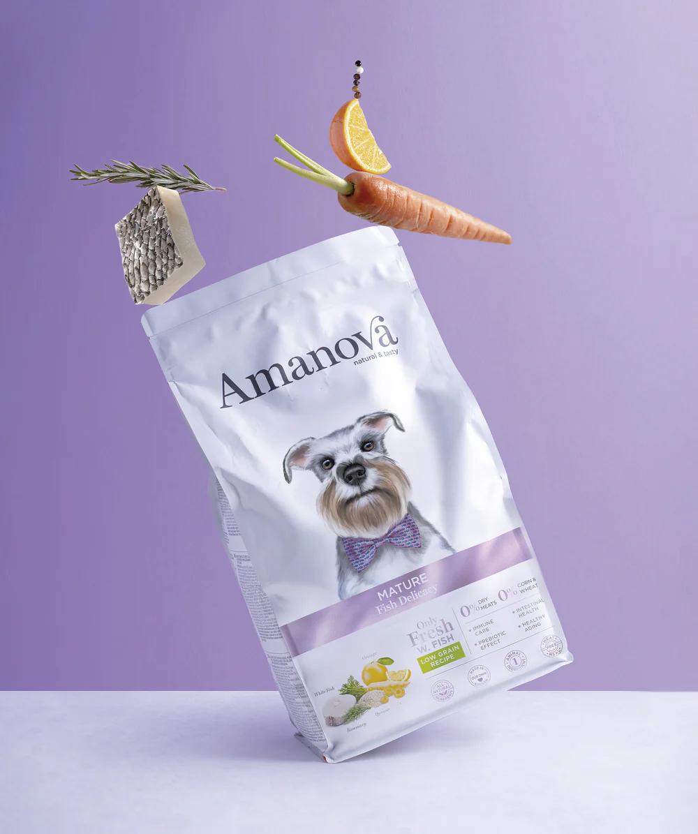 Amanova dog senior Mature fish & quinoa 2 kg