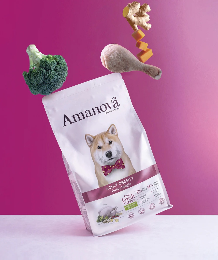 Amanova dog adult Obesity kalkkuna & kvinoa 10 kg