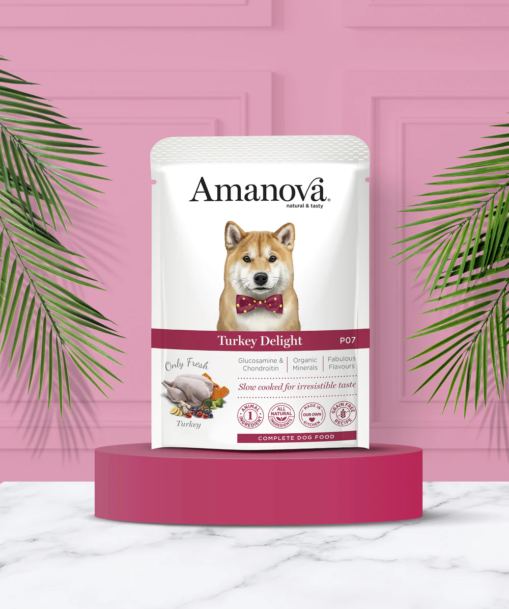 Amanova dog adult Delight kalkkuna 300 g P07