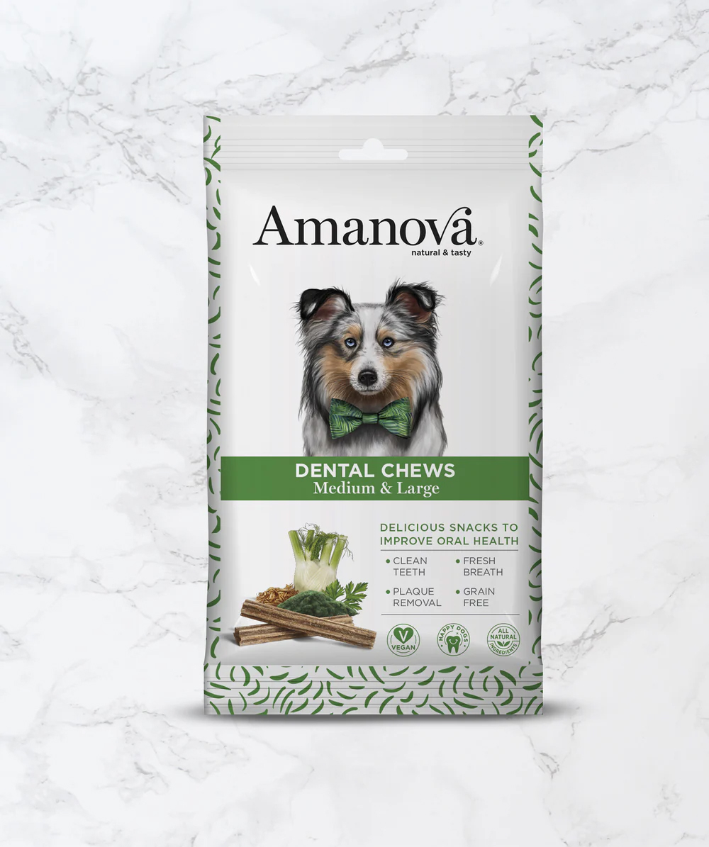 Amanova dog adult Dental puruherkku medium & large vegan