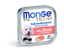 Monge dog adult Fresh Salmon 100g tray