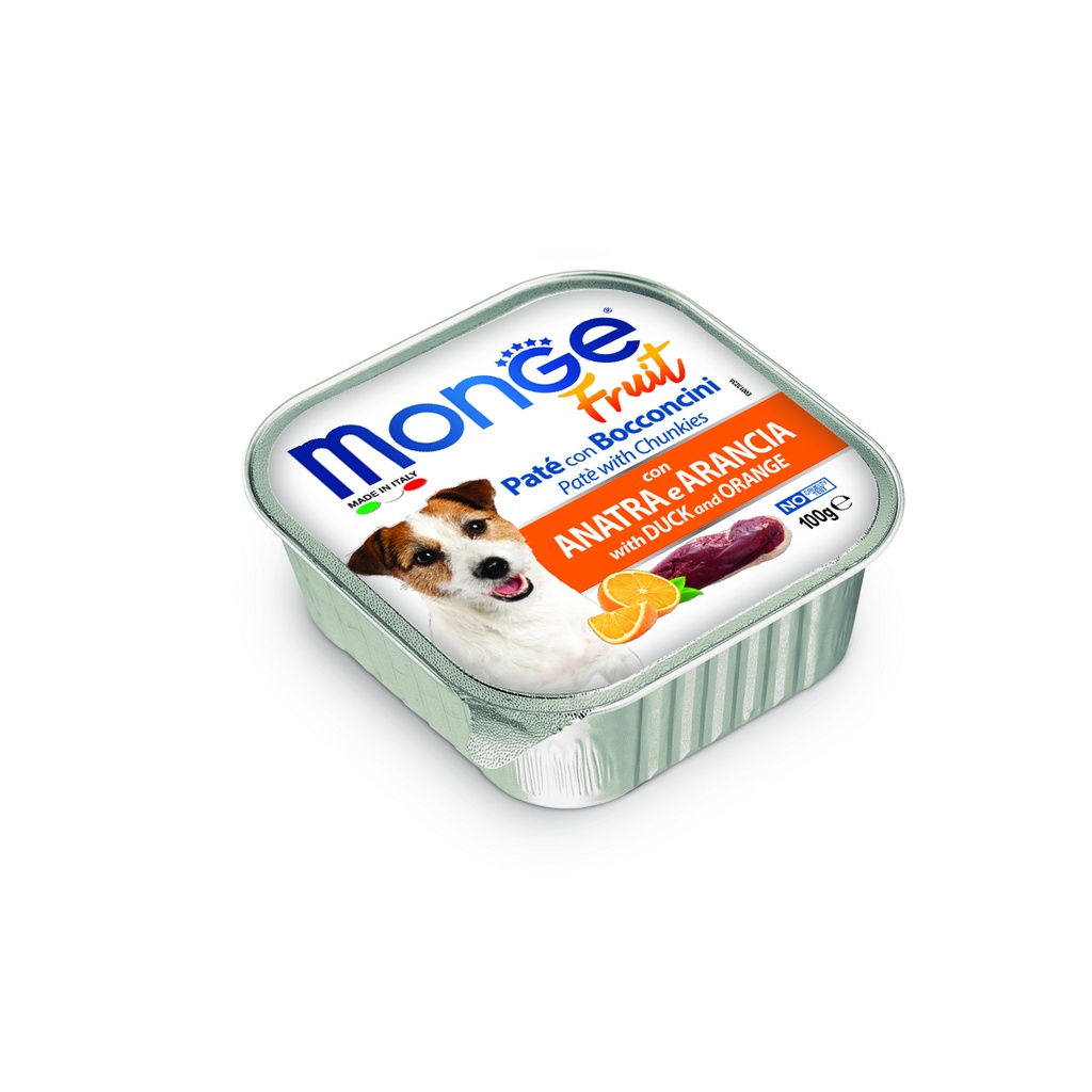 Monge dog adult Fruit ankka-appelsiini 100g