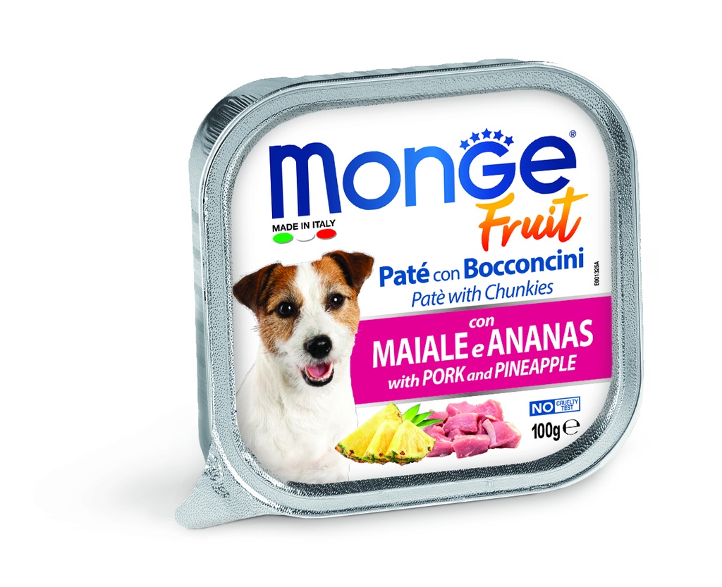 Monge dog adult Fruit Ham-Pineapple 100g