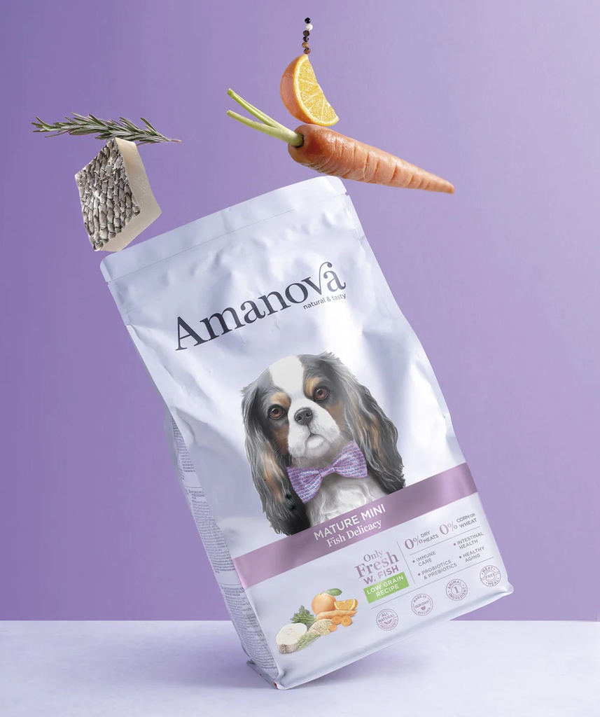 Amanova dog adult Mature Mini White Fish 500g
