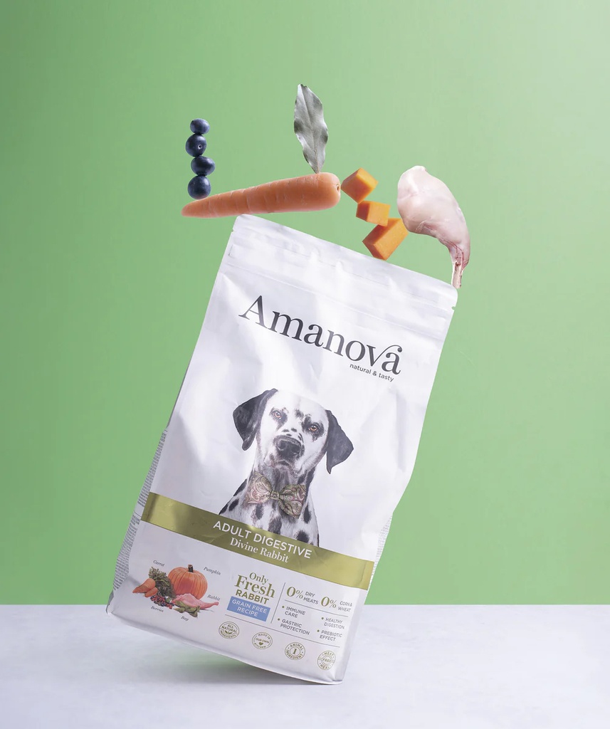 Maistelupussi Amanova dog adult Digestive kani & kurpitsa 70g
