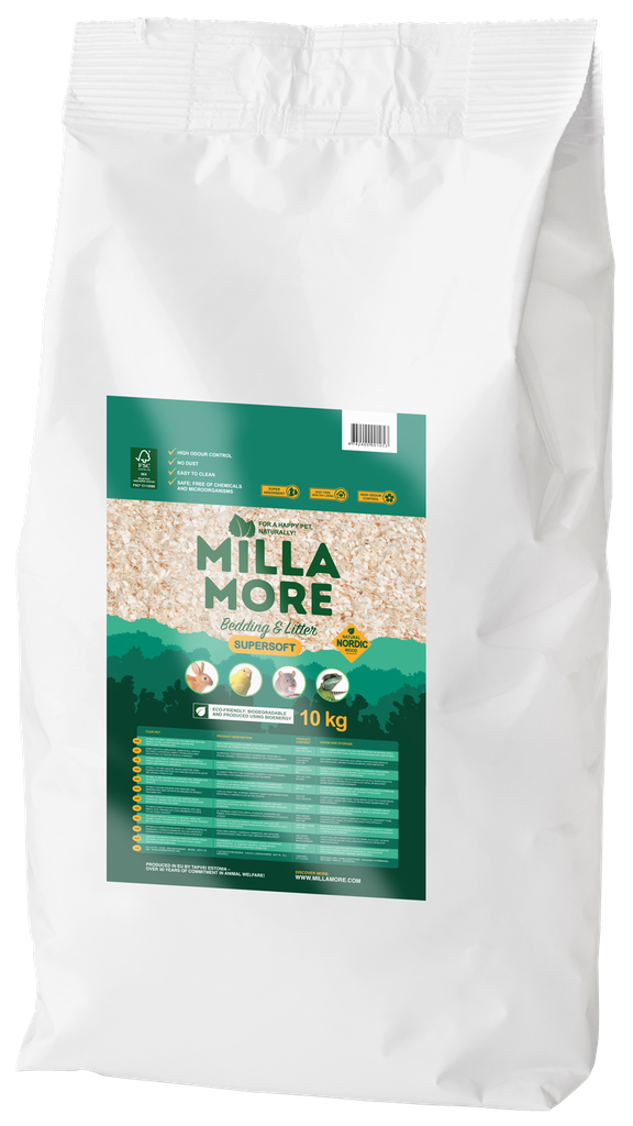 Millamore Supersoft bedding 50L 10kg