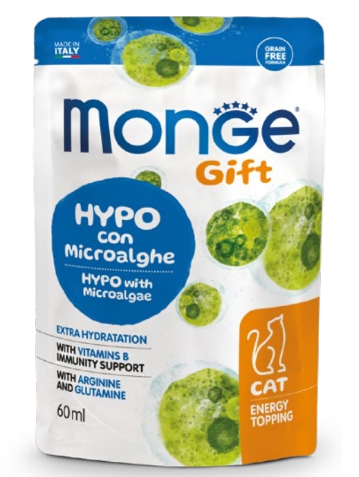Monge Cat Gift Energy Topping Hypo Mikrovetikad 60 g