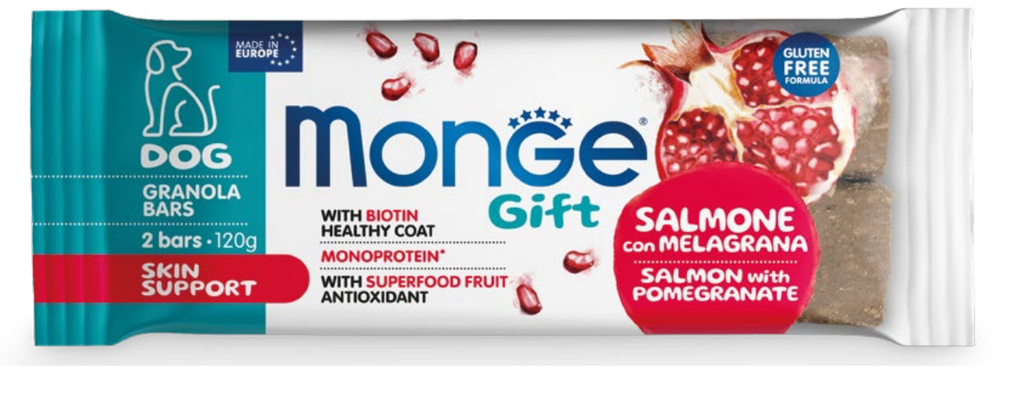 Monge Gift Dental Bar Lax & Granatäpple 120 g