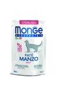 Monge cat adult Monoprotein nötkött 85g pouch