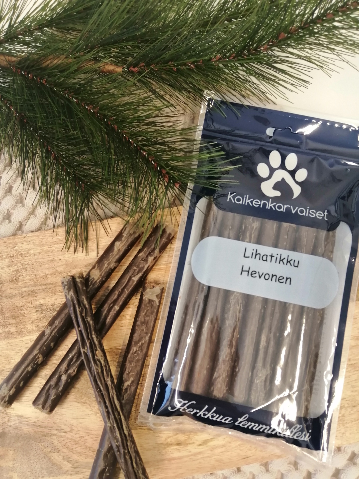 Kaikenkarvaiset Lihatikku Hevonen 120g