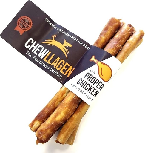 [304390] Chewllagen Mini Chicken Chew Roll 5 pcs 12.5 cm 