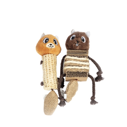 [150845] Danish Design Chip & Chap Catnip Duo - Kissan lelu