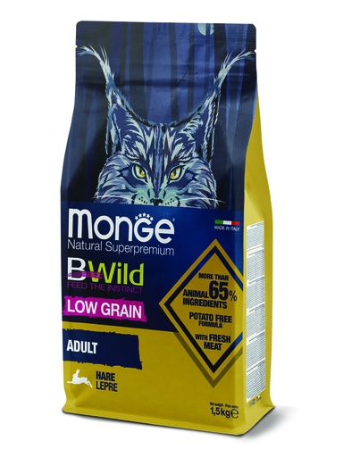 [244018] Monge cat adult BWild hare 1,5kg