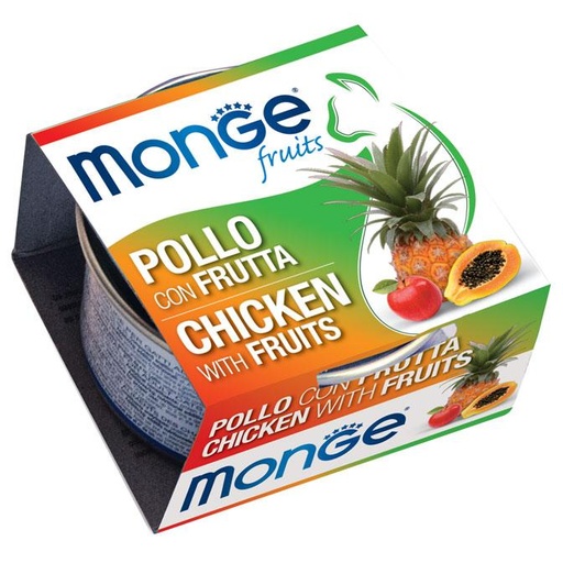 [281337] Monge cat adult Fruits kana-hedelmät 80g prk